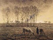 Jean Francois Millet La Femiere oil